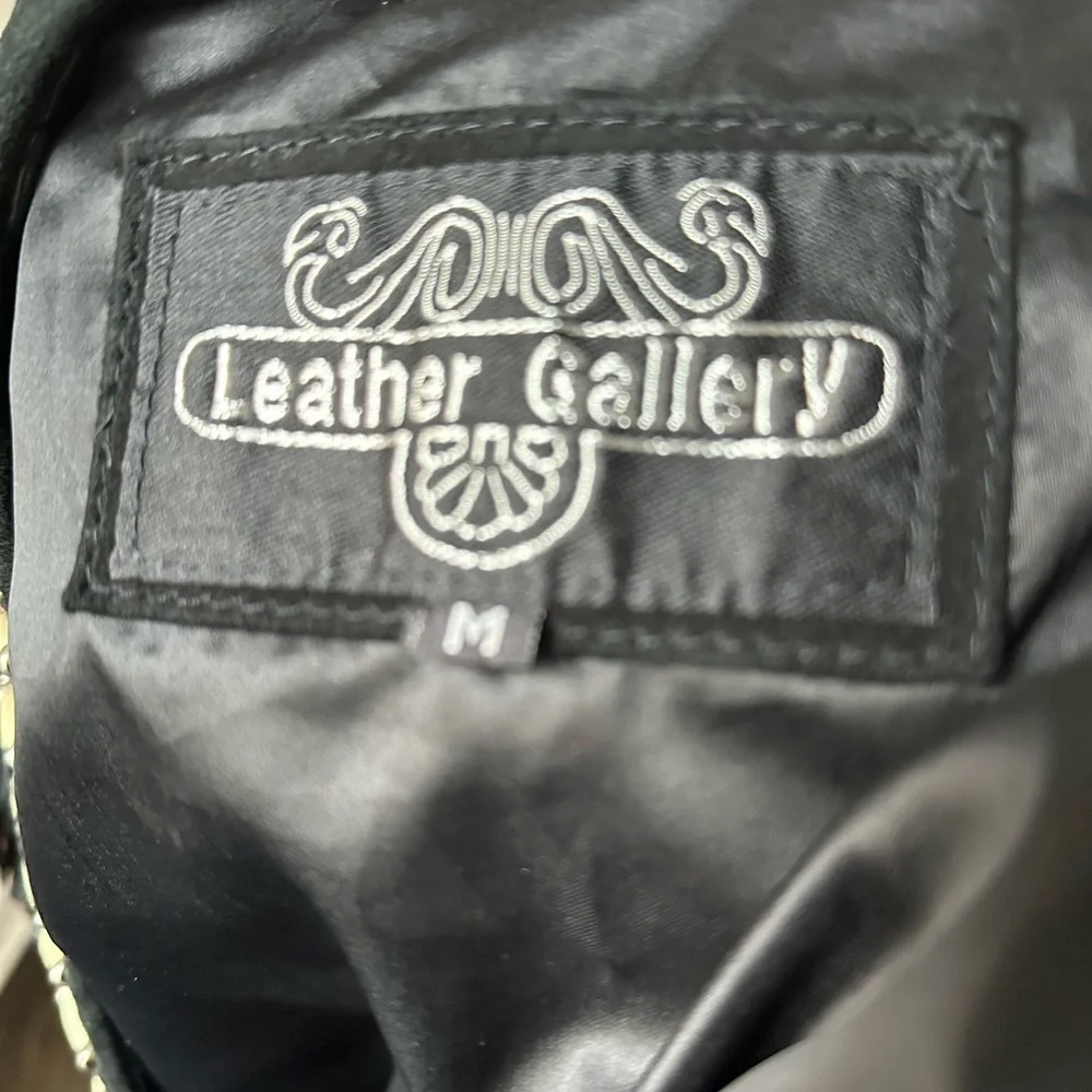 Leather Gallery Fringe Western Jacket Size Medium - Picture 5 of 7
